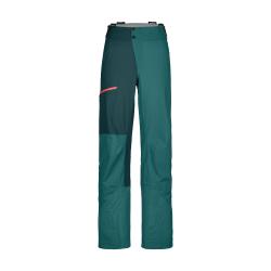 Nohavice Ortovox 3L Ortler Pants Women's Pacific Green Regular